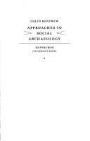 Tapa de Approaches to social archaeology