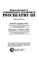 Tapa de Modern synopsis of Comprehensive textbook of psychiatry, III