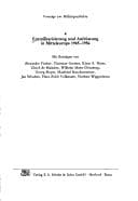 Tapa de Entmilitarisierung und Aufrüstung in Mitteleuropa 1945-1956