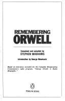 Tapa de Remembering Orwell