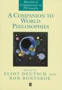 Tapa de A companion to world philosophies