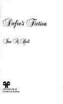 Tapa de Defoe's fiction