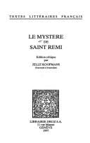 Tapa de Le Mystere de Saint Remi