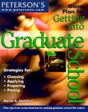 Tapa de Game Plan for Getting into Graduate School (Game Plan for Getting Into Graduate School)