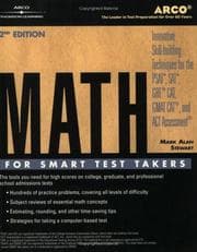 Tapa de Math for smart test takers