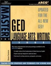 Tapa de Master the GED Language Arts, Writing 02