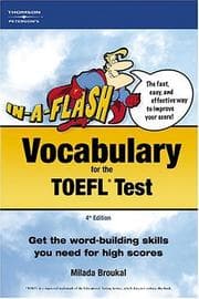 Tapa de Vocabulary for the TOEFL test