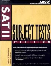 Tapa de SAT II Subject Tests, 5th ed (Academic Test Preparation Series)