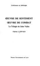 Tapa de Œuvre de sentiment - œuvre de combat