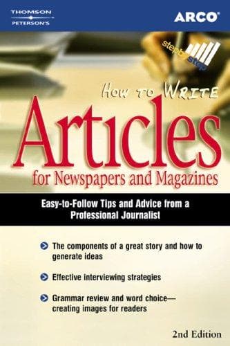 Tapa de How to write articles for newspapers and magazines