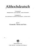 Tapa de Althochdeutsch (2 Vols.)