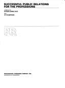 Tapa de Successful public relations for the professions