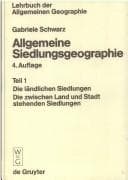 Tapa de Allgemeine Siedlungsgeographie