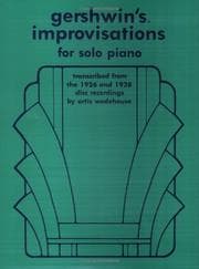 Tapa de Gershwin's Improvisations for Solo Piano