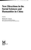 Tapa de New directions in the social sciences and humanities in China