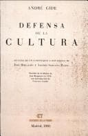 Tapa de Defensa de la cultura