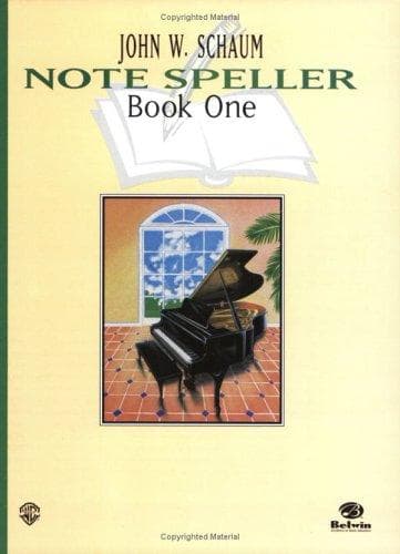 Tapa de Schaum Note Spellers Book 1