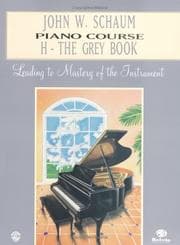 Tapa de John W. Schaum Piano Course: H-The Grey Book