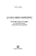 Tapa de Lo sguardo impedito