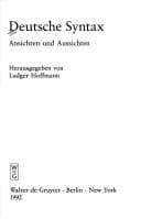 Tapa de Deutsche Syntax