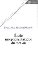 Tapa de Étude morphosyntaxique du mot où
