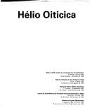 Tapa de Hélio Oiticica