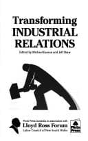 Tapa de Transforming industrial relations