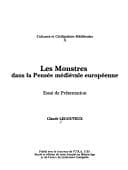 Tapa de Les monstres dans la pensée médiévale européenne