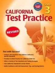Tapa de Spectrum California Test Practice, Grade 3
