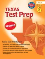 Tapa de State Specific Test Prep- Texas grade 6