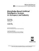 Tapa de Knowledge-based artificial intelligence systems in aerospace and industry