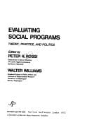 Tapa de Evaluating social programs