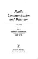 Tapa de Public communication and behaviour