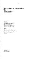 Tapa de Research progress in epilepsy