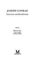 Tapa de Joseph Conrad