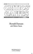 Tapa de Critics' gaffes