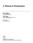 Tapa de A manual of paedodontics