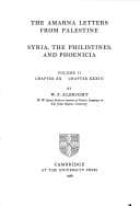 Tapa de The Amarna letters from Palestine