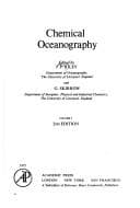 Tapa de Chemical Oceanography