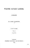 Tapa de Walter Savage Landor