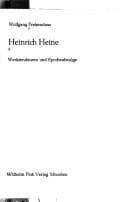 Tapa de Heinrich Heine
