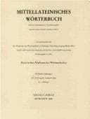 Tapa de Mittellateinisches Wörterbuch bis zum ausgehenden 13. Jahrhundert