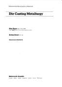 Tapa de Die casting metallurgy