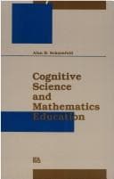 Tapa de Cognitive science and mathematics education