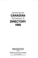 Tapa de Canadian almanac & directory