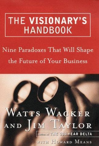 Tapa de The visionary's handbook