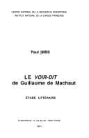 Tapa de Le Voir-Dit de Guillaume de Machaut