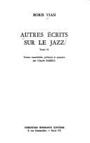 Tapa de Autres écrit sur le jazz