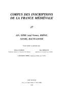 Tapa de Corpus des inscriptions de la France médiévale