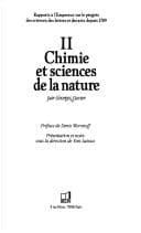 Tapa de Chimie et sciences de la nature
